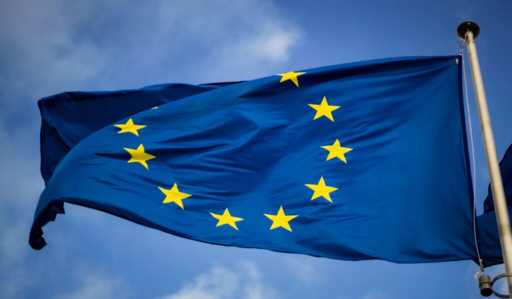 Komisja Europejska Unia Europejska flaga