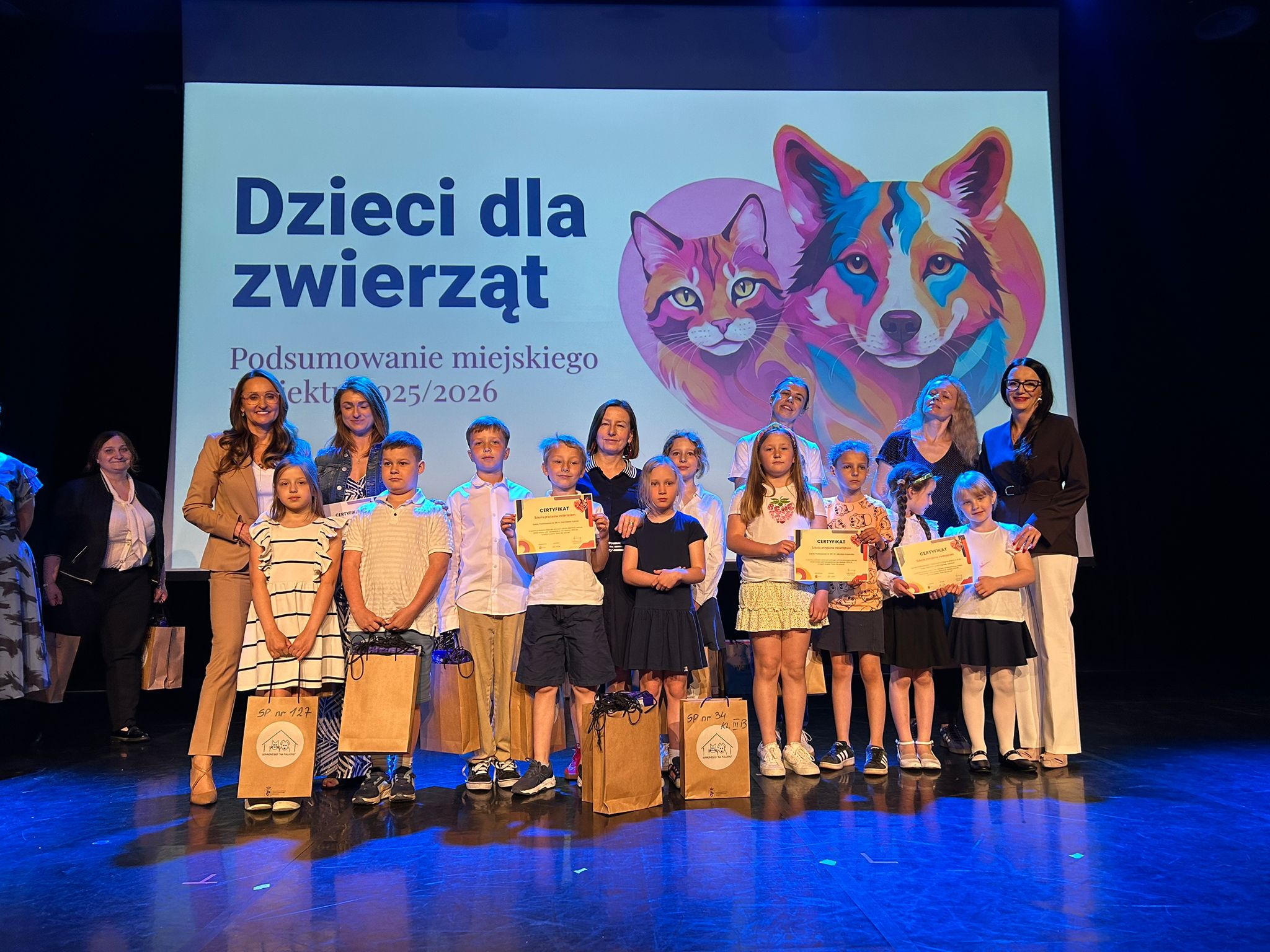 Gala podsumowująca projekt Dzieci dla zwierząr